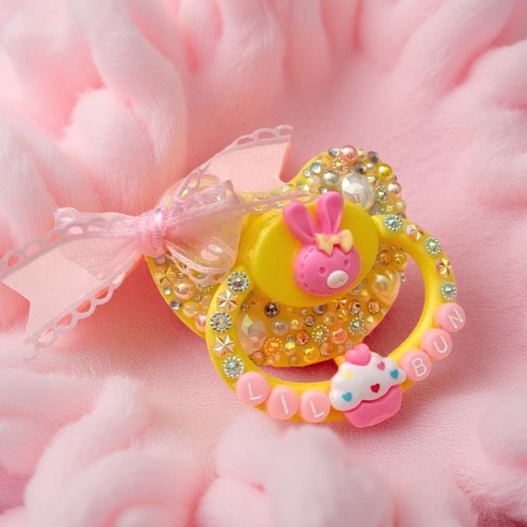 Adult Bunny Deco Paci 💎 Pacifier - Picture 7 of 7